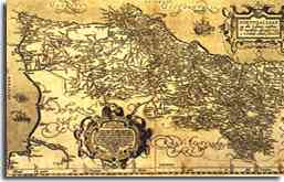 Carta de Portugal em 1561, Fernando lvares Seco, impresso em 1570
